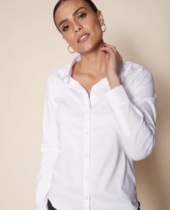 Mos Mosh | Tina Jersey Shirt | 131660 | 101 | White