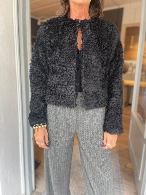 Cardigan | Sem Per Lei | Chiffon | schwarz | 963800 – Bild 2