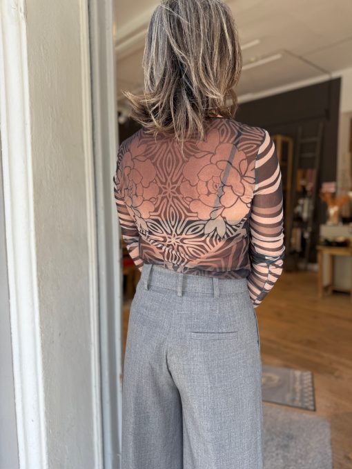 T-Shirt | Grace | langarm mesh | taupe | 435/2104 – Bild 2