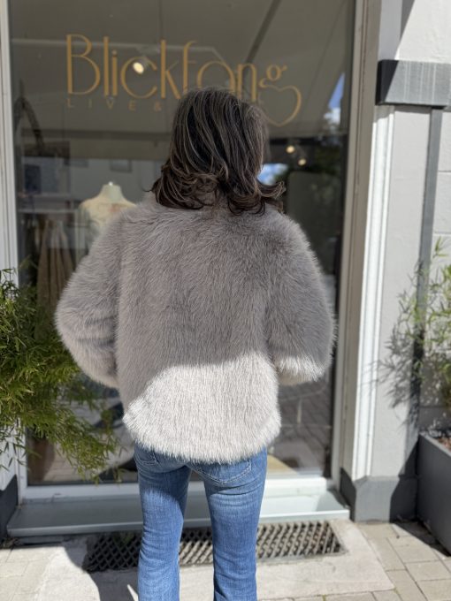 Jacke | Grace | fake fur | grey | 106/5110 – Bild 2