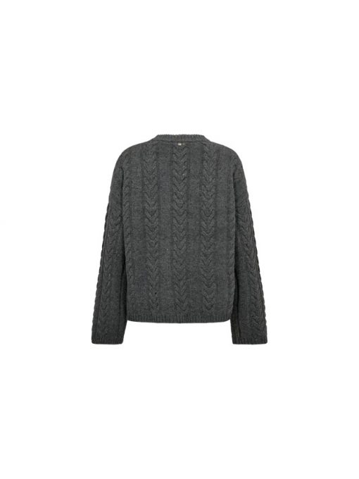 Pullover | Mos Mosh | MMRelena Rib Polo Knit |  Maritime Blue | 173080 – Bild 4