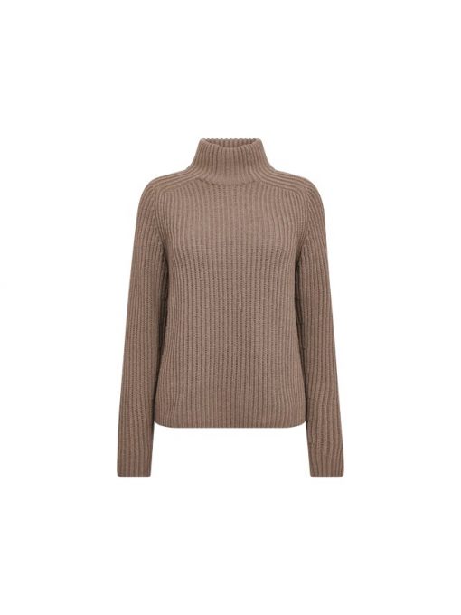 Pullover | Mos Mosh | MMThyra Highneck Knit | Falcon| 165750 – Bild 3