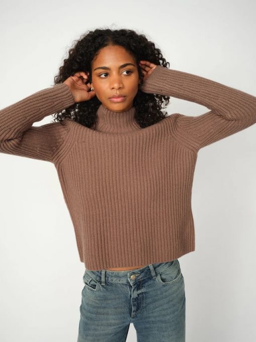 Pullover | Mos Mosh | MMThyra Highneck Knit | Falcon| 165750 – Bild 2