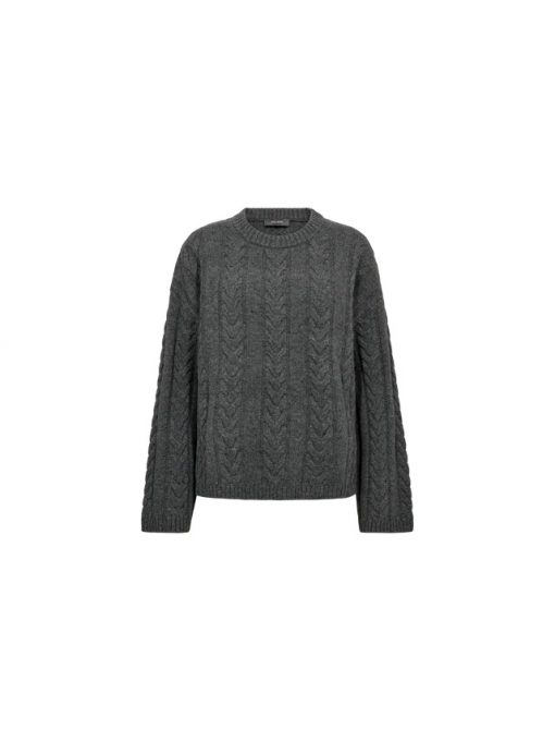 Pullover | Mos Mosh | MMRelena Rib Polo Knit |  Maritime Blue | 173080 – Bild 3