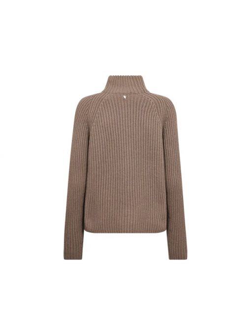 Pullover | Mos Mosh | MMThyra Highneck Knit | Falcon| 165750 – Bild 4