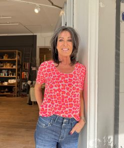 T-Shirt | Grace | Leo neon | neonpink | 437/2237