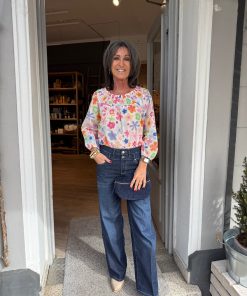 Bluse | Grace | Blümchen | white | 437/3200