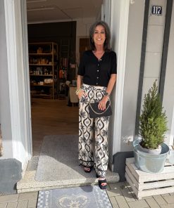 Hose | Grace | graphic | black | 437/3162